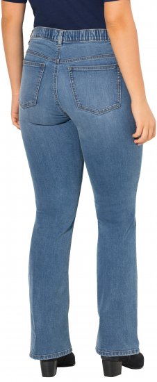Ulla Popken Bootcut Marie Jeans Light Blue Denim - Blugi & Pantaloni pentru Femei Mărimi Mari – Plus Size - 