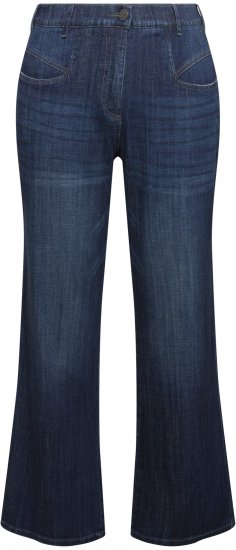 Ulla Popken Bootcut Stretch Fit Jeans Blue - Blugi & Pantaloni pentru Femei Mărimi Mari – Plus Size - 