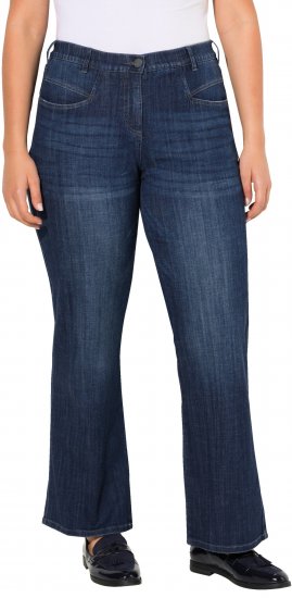 Ulla Popken Bootcut Stretch Fit Jeans Blue - Blugi & Pantaloni pentru Femei Mărimi Mari – Plus Size - 