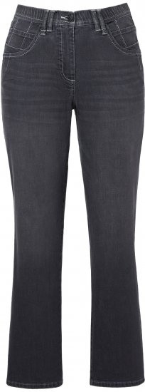 Ulla Popken Wide Leg Mandy Jeans Black - Blugi & Pantaloni pentru Femei Mărimi Mari – Plus Size - 