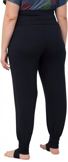 Ulla Popken Stirrup Yoga Pants Navy - Blugi & Pantaloni pentru Femei Mărimi Mari – Plus Size - 