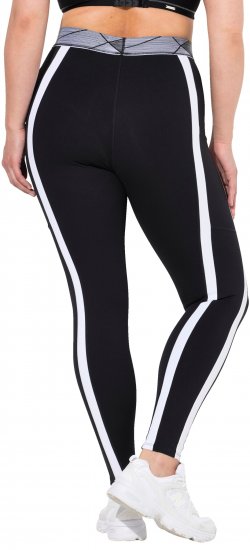 Ulla Popken High Waisted Leggings Black - Blugi & Pantaloni pentru Femei Mărimi Mari – Plus Size - 
