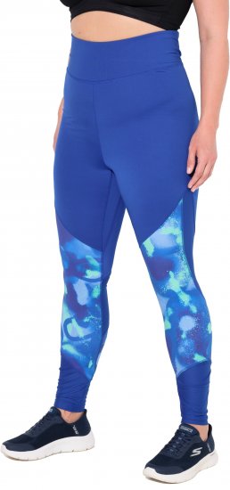 Ulla Popken Quick Dry Abstract Print Leggings Blue - Blugi & Pantaloni pentru Femei Mărimi Mari – Plus Size - 