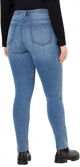 Ulla Popken Stretch Fit Slim Leg Jeans Blue - Blugi & Pantaloni pentru Femei Mărimi Mari – Plus Size - 