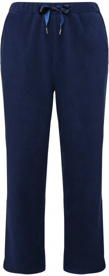 Ulla Popken Fleece Loungewear Pants Night Blue - Blugi & Pantaloni pentru Femei Mărimi Mari – Plus Size - 