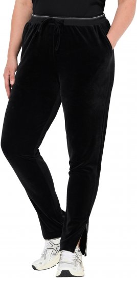 Ulla Popken Velvet Leggings Black - Blugi & Pantaloni pentru Femei Mărimi Mari – Plus Size - 