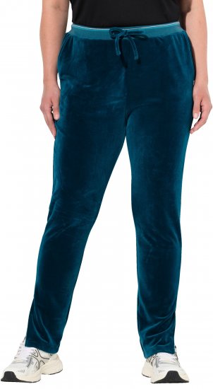 Ulla Popken Velvet Leggings Blue - Blugi & Pantaloni pentru Femei Mărimi Mari – Plus Size - 