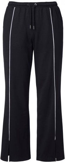 Ulla Popken Tracksuit Pants Black - Blugi & Pantaloni pentru Femei Mărimi Mari – Plus Size - 