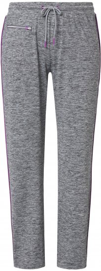 Ulla Popken Quick Drying Jogging Pants Grey - Blugi & Pantaloni pentru Femei Mărimi Mari – Plus Size - 