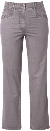 Ulla Popken Tapered Leg Mony Pants Black - Blugi & Pantaloni pentru Femei Mărimi Mari – Plus Size - 