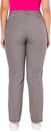 Ulla Popken Tapered Leg Mony Pants Black - Blugi & Pantaloni pentru Femei Mărimi Mari – Plus Size - 