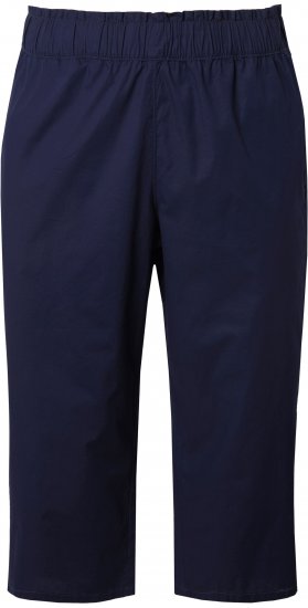 Ulla Popken Stretch Fit Paper Bag Culottes Navy - Blugi & Pantaloni pentru Femei Mărimi Mari – Plus Size - 