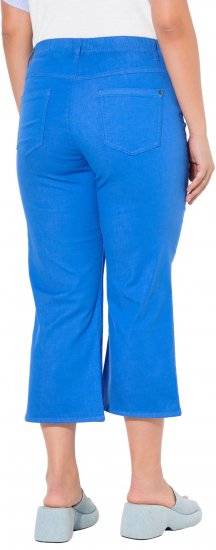Ulla Popken Wide Leg Twill Mary Fit Culottes Deep Aqua - Blugi & Pantaloni pentru Femei Mărimi Mari – Plus Size - 