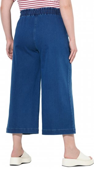 Ulla Popken Denim Culottes Blue - Blugi & Pantaloni pentru Femei Mărimi Mari – Plus Size - 