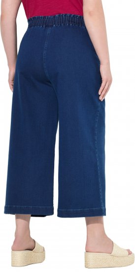 Ulla Popken Denim Culottes Denim Blue - Blugi & Pantaloni pentru Femei Mărimi Mari – Plus Size - 