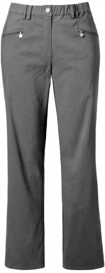 Ulla Popken Thermal Stretch Fit Mony Pants Graphite Grey - Blugi & Pantaloni pentru Femei Mărimi Mari – Plus Size - 