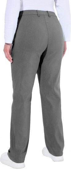 Ulla Popken Thermal Stretch Fit Mony Pants Graphite Grey - Blugi & Pantaloni pentru Femei Mărimi Mari – Plus Size - 