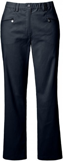 Ulla Popken Thermal Stretch Fit Mony Pants Navy Blue - Blugi & Pantaloni pentru Femei Mărimi Mari – Plus Size - 