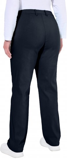 Ulla Popken Thermal Stretch Fit Mony Pants Navy Blue - Blugi & Pantaloni pentru Femei Mărimi Mari – Plus Size - 