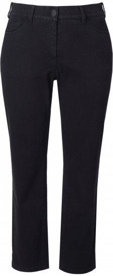 Ulla Popken Stretch Fit Boyfriend Jeans Black - Blugi & Pantaloni pentru Femei Mărimi Mari – Plus Size - 
