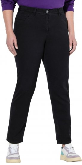Ulla Popken Stretch Fit Boyfriend Jeans Black - Blugi & Pantaloni pentru Femei Mărimi Mari – Plus Size - 
