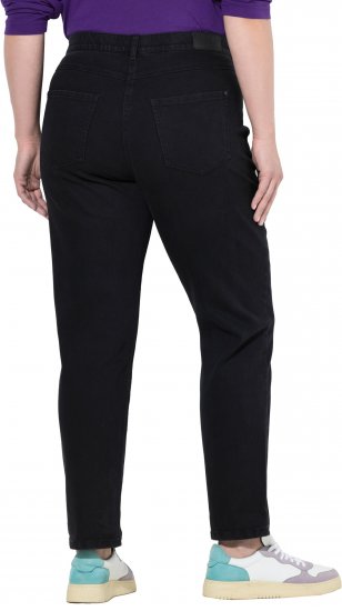 Ulla Popken Stretch Fit Boyfriend Jeans Black - Blugi & Pantaloni pentru Femei Mărimi Mari – Plus Size - 