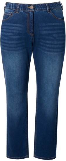 Ulla Popken Stretch Fit Boyfriend Jeans Blue - Blugi & Pantaloni pentru Femei Mărimi Mari – Plus Size - 