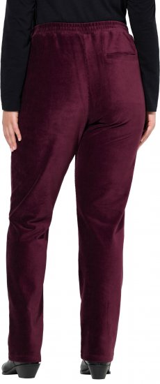 Ulla Popken Corduroy Elastic Waist Pants Brown - Blugi & Pantaloni pentru Femei Mărimi Mari – Plus Size - 
