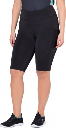 Ulla Popken Quick Drying Performance Shorts Black - Blugi & Pantaloni pentru Femei Mărimi Mari – Plus Size - 