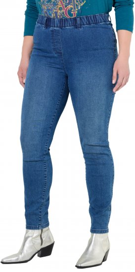 Ulla Popken Denim Jeggings Blue Denim - Blugi & Pantaloni pentru Femei Mărimi Mari – Plus Size - 