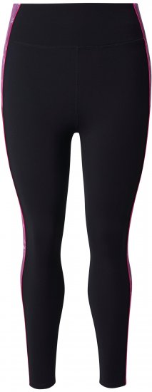 Ulla Popken Quick Drying Botanical Print Sport Leggings Black - Blugi & Pantaloni pentru Femei Mărimi Mari – Plus Size - 