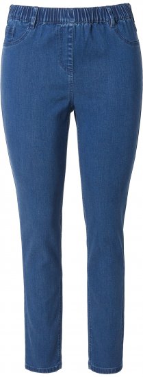 Ulla Popken Denim Five Pocket Jeggings Blue Denim - Blugi & Pantaloni pentru Femei Mărimi Mari – Plus Size - 