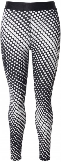 Ulla Popken Polka Dot Performance Leggings Black - Blugi & Pantaloni pentru Femei Mărimi Mari – Plus Size - 