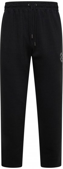 Kam Jeans 242 Brooklyn Athletics Jog Pants Black - Pantaloni trening - Pantaloni Trening Bărbați Mărimi Mari