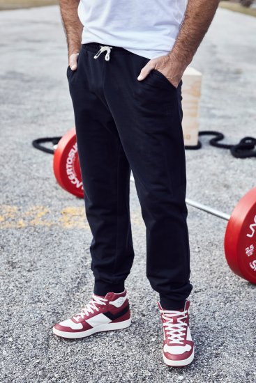 JP1880 Sweatpants Modern Fit Lightweight Black - ÎMBRĂCĂMINTE BĂRBAȚI MT-6XLT - Tall dimensiuni bărbați