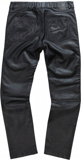 JP1880 Leather Pants Regular Fit Finest Lamb Nappa Black - Blugi & pantaloni - Blugi & Pantaloni Bărbați Mărimi Mari