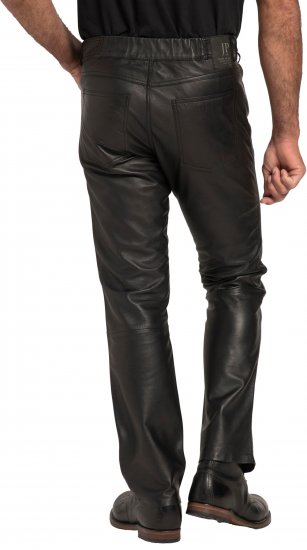 JP1880 Leather Pants Regular Fit Finest Lamb Nappa Black - Blugi & pantaloni - Blugi & Pantaloni Bărbați Mărimi Mari