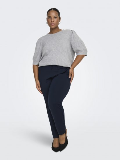 Only Carmakoma Goldtrash Classic Pants Navy - Pantaloni - 