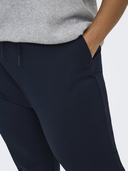 Only Carmakoma Goldtrash Classic Pants Navy - Pantaloni - 