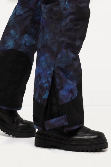 Ulla Popken Functional Ski Trousers Waterproof Velcro Closure Navy - Haine de schi - 