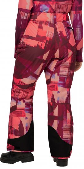 Ulla Popken Ski Pants Waterproof Velcro Closure Snow Gaiter Red - Blugi & Pantaloni pentru Femei Mărimi Mari – Plus Size - 