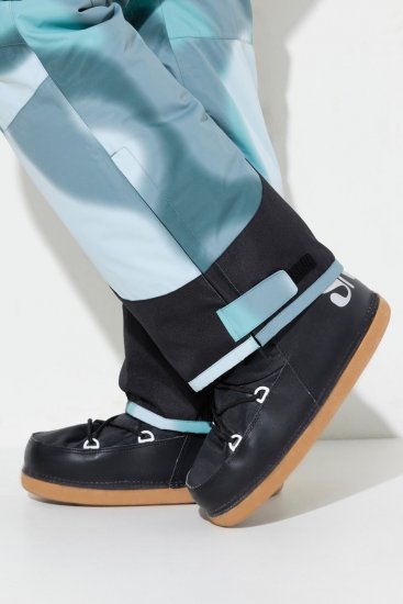 Ulla Popken Hyprar Ski Pants Waterproof Velcro Closure Shaped Knees Ice Green - Haine de schi - 