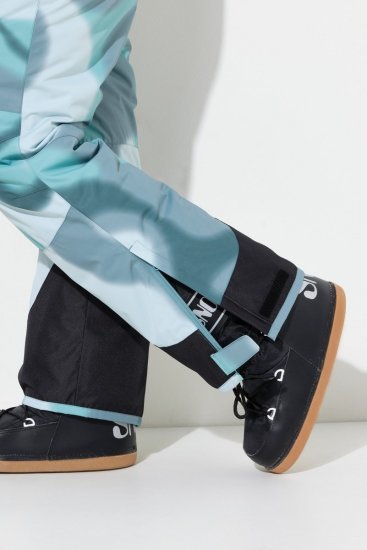 Ulla Popken Hyprar Ski Pants Waterproof Velcro Closure Shaped Knees Ice Green - Haine de schi - 
