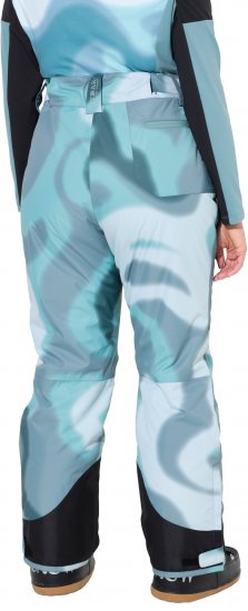 Ulla Popken Hyprar Ski Pants Waterproof Velcro Closure Shaped Knees Ice Green - Blugi & Pantaloni pentru Femei Mărimi Mari – Plus Size - 