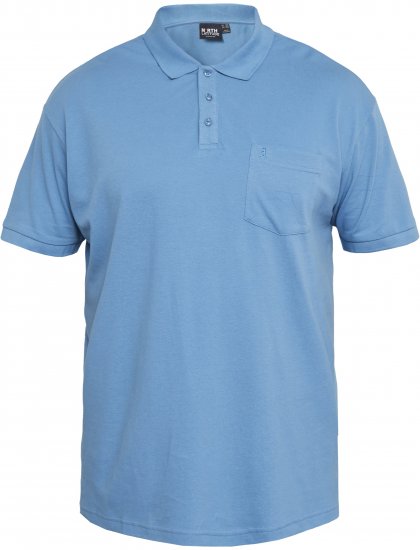 North Latitude 61011 Tricou Polo Pique Albastru - Tricouri polo - Tricouri Polo Bărbați Mărimi Mari