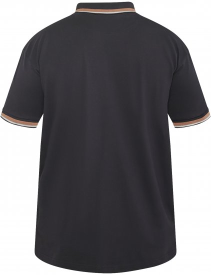 North Latitude 61128 Tricou Polo Pique Superflex Negru - Tricouri polo - Tricouri Polo Bărbați Mărimi Mari