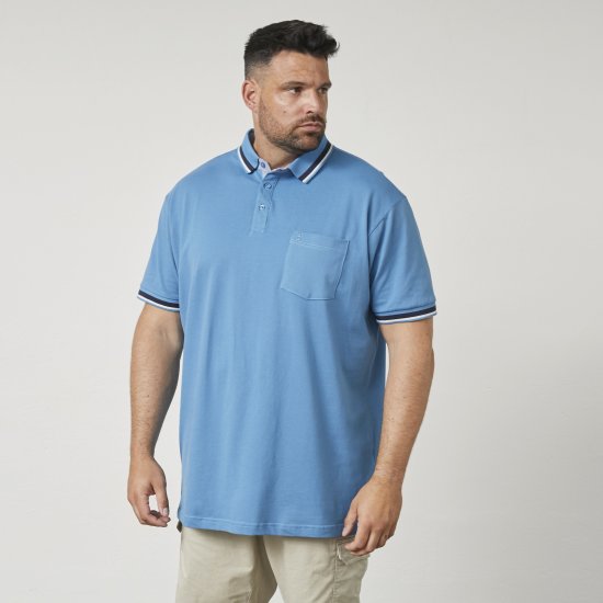 North Latitude 61128 Tricou Polo Pique Superflex Albastru - Tricouri polo - Tricouri Polo Bărbați Mărimi Mari