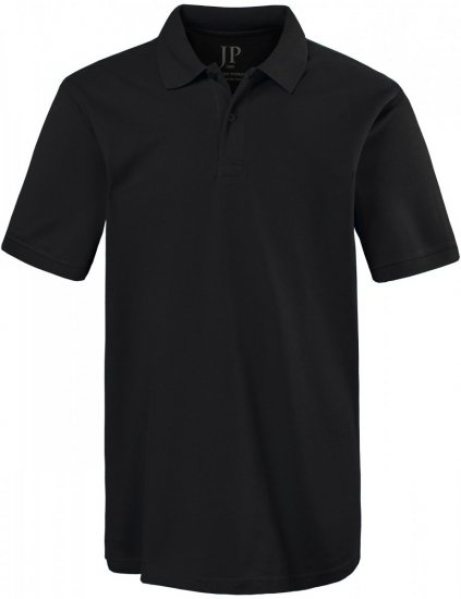 JP1880 702560 Tricou polo din bumbac Negru - Tricouri polo - Tricouri Polo Bărbați Mărimi Mari