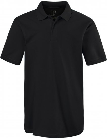 JP1880 Basic Sporty Classic Polo Shirt Short Sleeve Black TALL - TALL tricouri polo - 