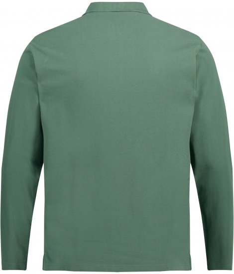 JP1880 Polo Shirt Long Sleeve Pique Cactus - Tricouri polo - Tricouri Polo Bărbați Mărimi Mari